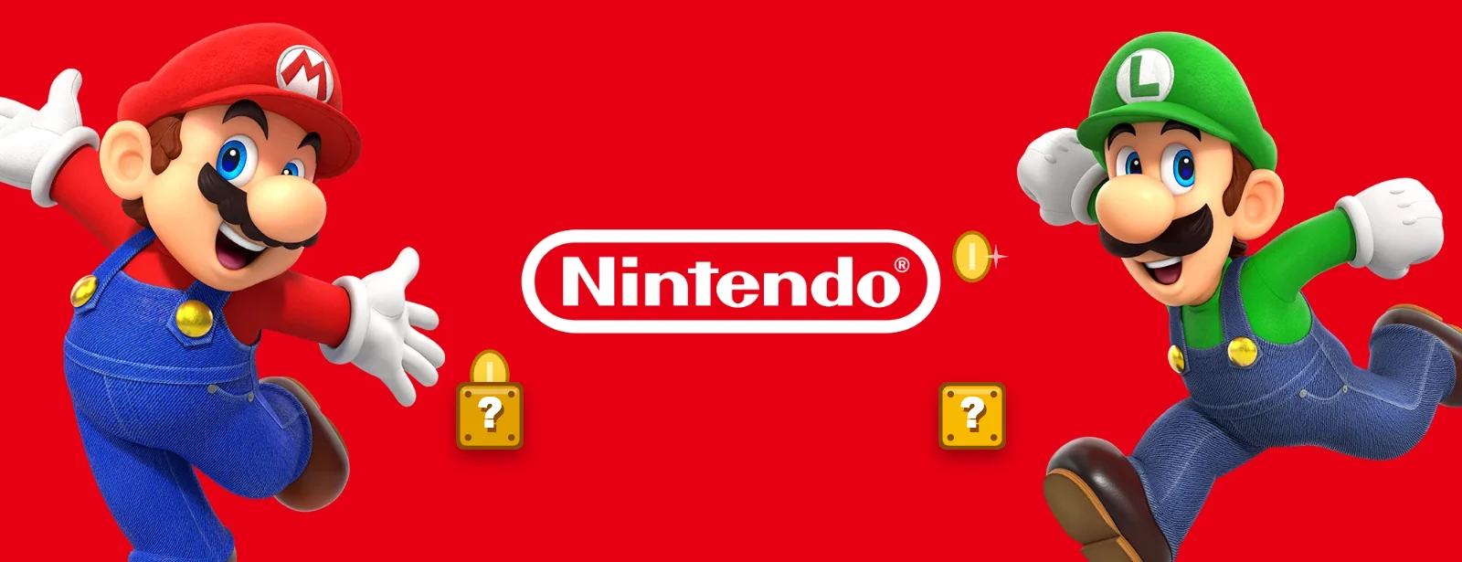 Mario y Luigi con bloques de Nintendo